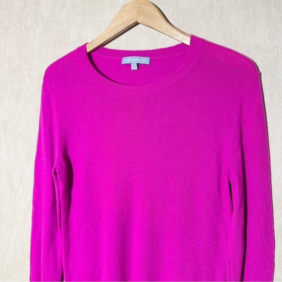 Antonio Melani Women’s 100% Cashmere Round Neck Sweater Longsleeve in Pink L - Picture 2 of 12